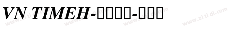 vn timeH-常规斜体字体转换